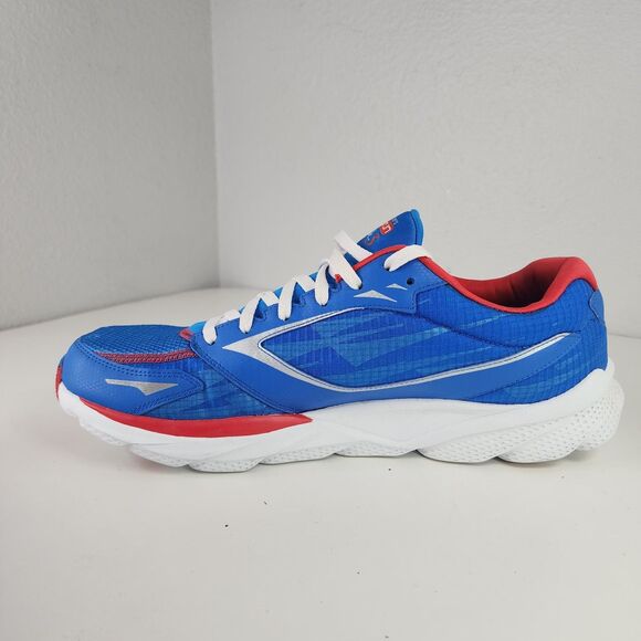 Skechers GOrun Ride 3 Running Shoes Blue Red White Men’s Size 13 Lightweight - Picture 6 of 13